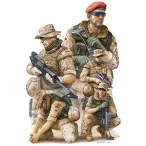 [주문시 바로 입고] TRU00421 1/35 Modern German ISAF Soldiers in Afghanistan